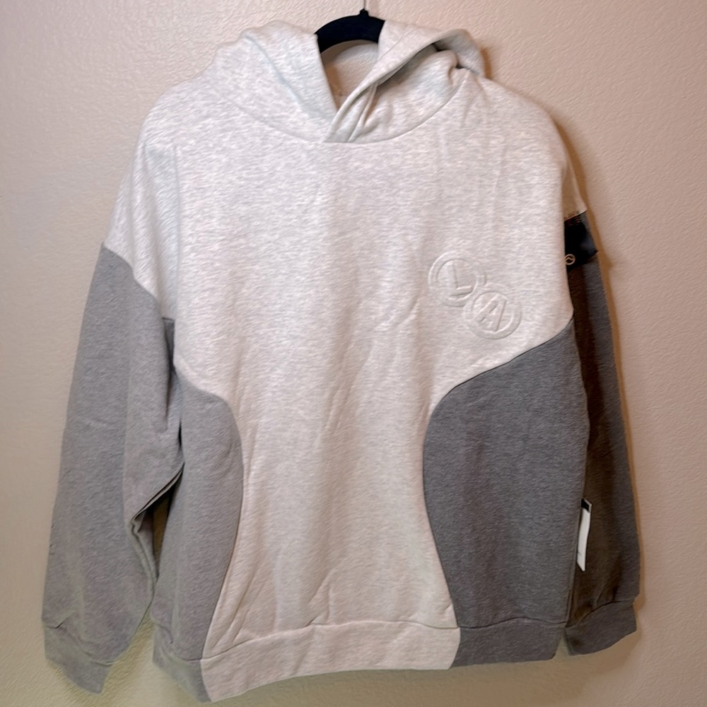 NWT Lifted Anchors “Standard” Puff Embossed Hoodie -s,m,xl-Grey-Smoke-Free